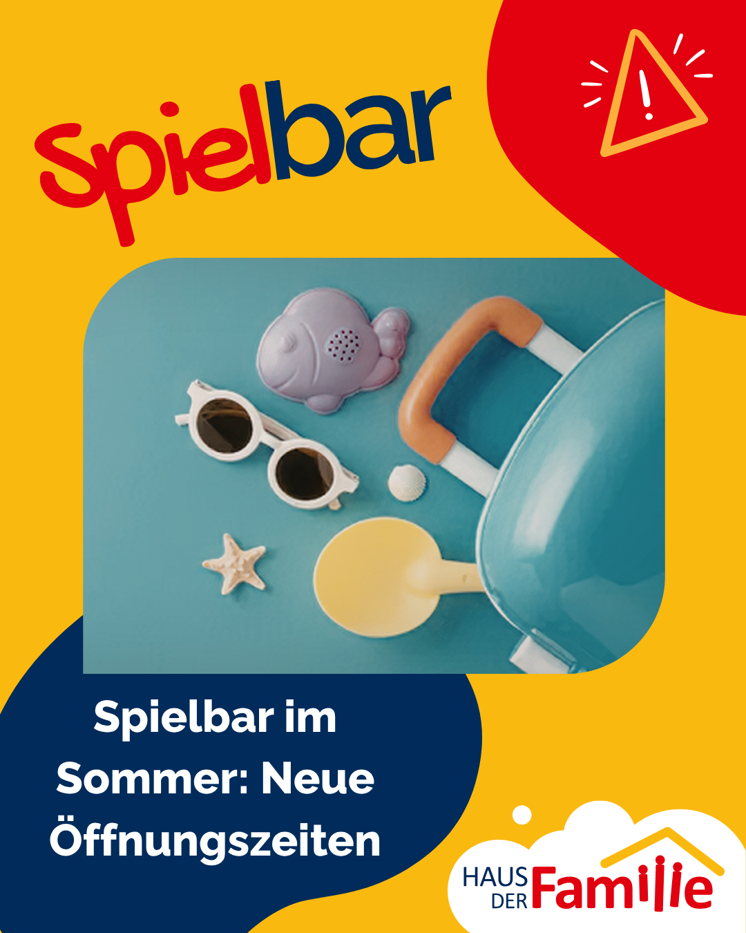 Öffnet die Seite 'Spielbar im Sommer: neue Öffnungszeiten!'
